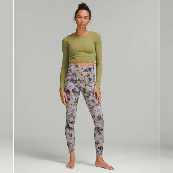 SOLD ON MERCARI Lululemon Align High-Rise Pant 28" Radial Tie Dye Mau - Picture 3 of 9